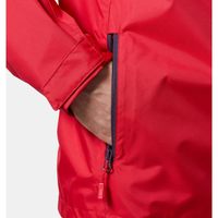 Helly-Hansen H/H海丽汉森男士Crew 2.0防水防风连帽夹克外套城市通勤日常休闲 162 Red X-Large