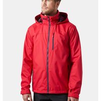 Helly-Hansen H/H海丽汉森男士Crew 2.0防水防风连帽夹克外套城市通勤日常休闲 162 Red XX-Large