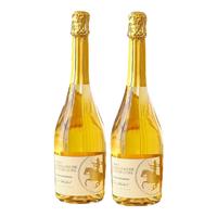 露颂【滴汁蜜桃冰荔枝】西班牙无醇起泡酒白葡萄酒配香槟杯 【白桃冰荔枝】0度单支装
