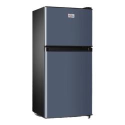 志高 76L 双门冷藏冷冻两用冰箱 灰色