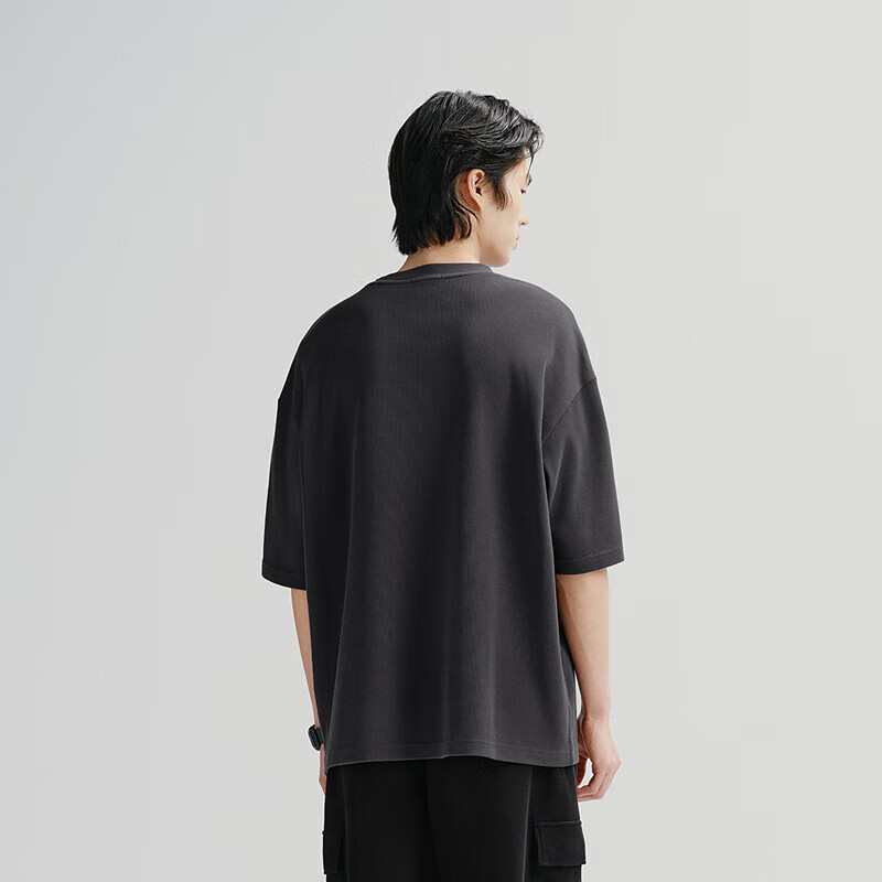 纯色口袋T黑色 BWCNE2293