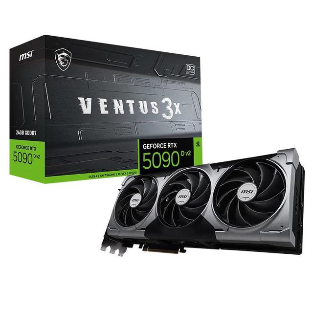 微星 万图师 GeForce RTX 5090D v2 24G VENTUS 3X OC