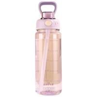 道奇运动水杯大容量男女士tritan夏季随手杯便携塑料吸管杯子