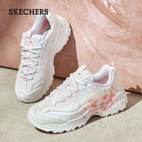 斯凯奇(Skechers)2025女鞋熊猫鞋厚底增高老爹耐磨休闲鞋150530 白色/粉色/WPK 38