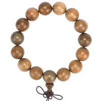 今夕绿檀木手串男女士沉水级绿檀香木老料文玩佛珠手链 15mm15颗