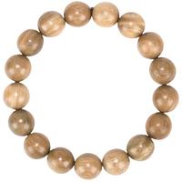 今夕绿檀木手串男女士沉水级绿檀香木老料文玩佛珠手链 12mm17颗