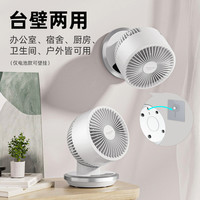 皇家惠人桌面风扇办公室小风扇家用循环扇大风力宿舍便携式迷你可充电USB风扇床头静音风扇小型可壁挂