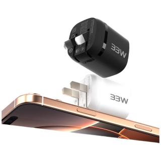  Hichain 氮化镓快充 充电器  Type-C+USB-A口 黑色 单头 33W