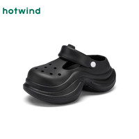 【超级88】热风 hotwind2025年夏季男女洞洞鞋凉鞋拖鞋 07绿色（H62M25606） 44L