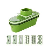 京东京造 擦丝器 多功能切菜刨丝器土豆萝卜切片器11件套（配6刀片）