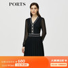 宝姿 PORTS 秋冬女装优雅气质修身连衣裙 ALM9K202NKW008