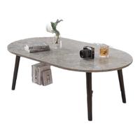 修乐茶几客厅家用简约现代小户型茶台简易卧室出租屋创意多功能小桌子 【双层-圆弧款】暖白色80cm