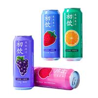 初饮果汁饮料果肉复合饮品0蔗糖0脂 混合口味500g*15瓶整箱箱子