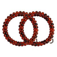 TELETIES美国发圈电话线2条(亮咖M款)发绳头绳泰莉圈高弹