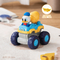 PLEYERID 野想 迪士尼系列 M38-LS005 唐老鸭 二合一拼装工程车 翻斗车、搅拌车