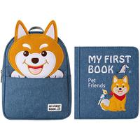 布布龙布书 MY FIRST BOOK  TB-1911010 婴儿早教立体布书 银河灰