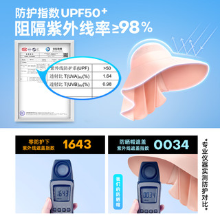 近江小熊法式防晒帽女夏季遮脸防紫外线太阳帽大帽檐夏遮阳帽