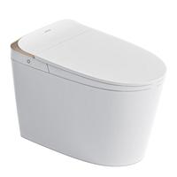 九牧（JOMOO）智能马桶脚感冲水静音冲全自动洗烘干易清洁魔力泡抗菌除臭坐便器 【铂金除臭静音冲】ZS560I-S2 305坑距（290mm-390mm之内）