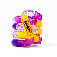 TANGLE扭扭乐纹理Textured解压ADHD专注力训练手指玩具 85133 纹理-橙紫