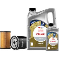 道达尔能源 保养单次卡 含机油机滤工时  CLASSIC 先锋 5W-30 API SP级 5L