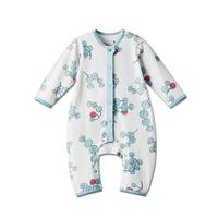 babycare婴儿连体衣桑蚕丝婴儿服春装包屁衣宝宝衣服