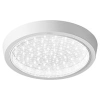 雷士 NVC   Lighting玄关灯走廊过道灯厨卫灯led阳台灯现代简约不易进蚊虫薄灯具 白银圆款12瓦