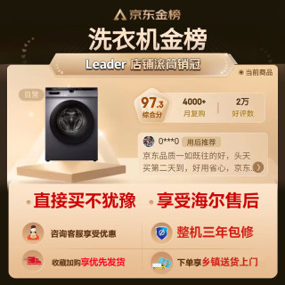 Leader @G10B22SE 滚筒洗衣机 10kg 星蕴银