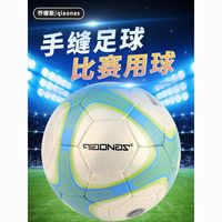 qiaonas 手缝足球 正品5号成人学生中考4号中小学生耐磨比赛训练专用足球