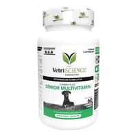 VETRISCIENCE宠物大师复合维生素片提升免疫咀嚼片90粒/瓶（猫狗通用） 【老年犬】维生素60粒