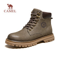 骆驼（CAMEL）【王俊凯同款】马丁靴男秋冬2025大黄靴女户外工装靴登山鞋子 GE122W7757T 咖啡色（男款） 44