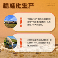 从前有只羊宁夏滩羊 生鲜羊肉法式羊排 手把肉净重5斤 新鲜宰杀烧烤清真食材 【6斤分割】2羊腿+2羊排+2蝎子