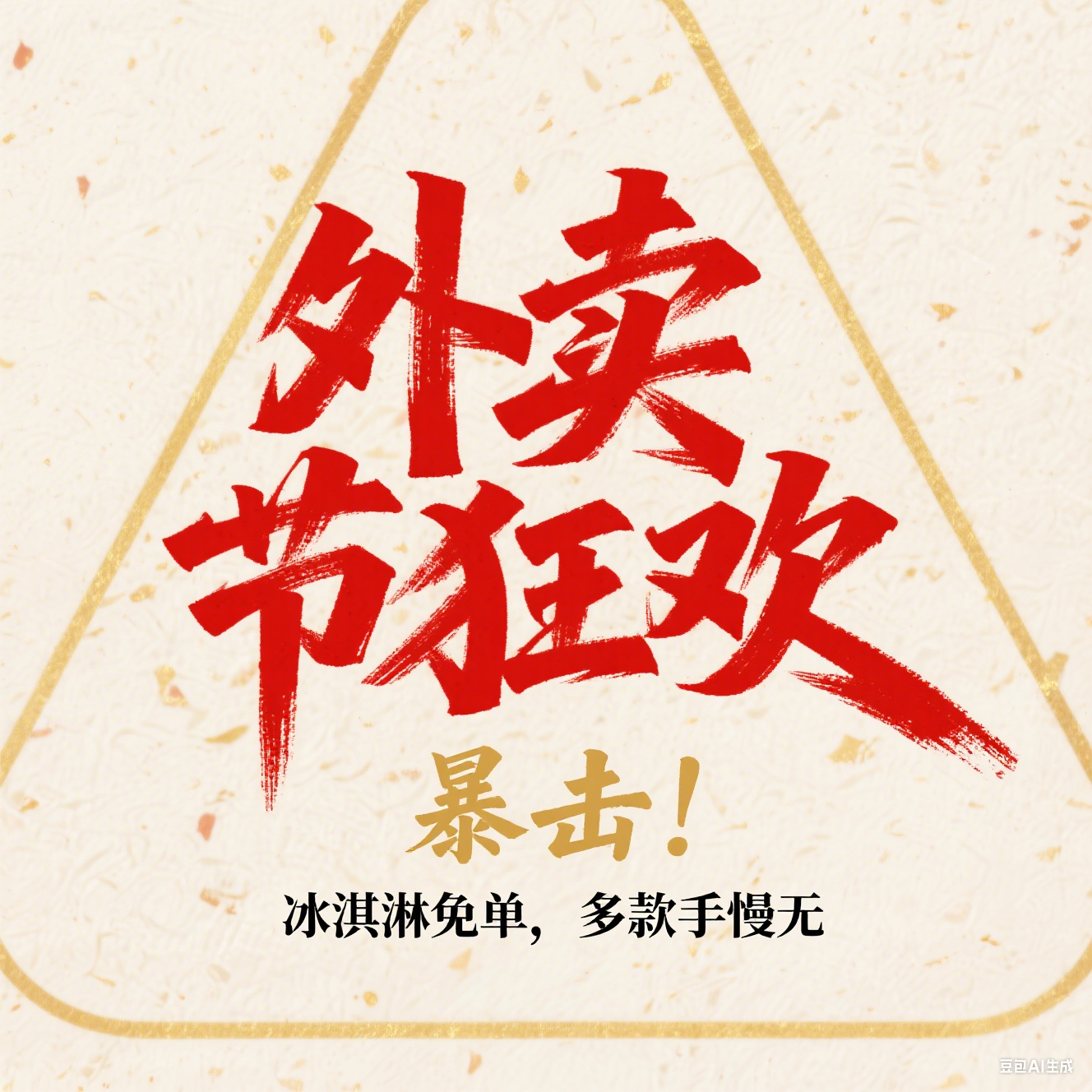 促销活动、疯狂星期六：外卖节狂欢暴击！冰淇淋免单，多款手慢无
