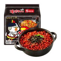 SAMYANG 三养火鸡面泡面炸酱面方便面韩国原味奶油味火鸡面夜宵泡面速食 原味火鸡面140g*3+炸酱面122g*3