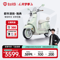 台铃 电动车都市漫骑·雅典新品电动摩托车高端长续航电摩APP互联时尚女生代步电瓶车踏板