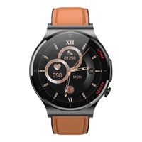 CH无创血糖监测激光一体血压智能手环心电图血氧心率体温自动监测计步防水运动手表睡眠远程关注 【自动监测丨远程关注】棕皮