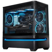 ASUS/华硕 PRIME AP202 灵光岛悬浮式海景房机箱 底部悬浮专利设计 防爆曲面玻璃 免工具拆卸 20G Type-C接口 黑色