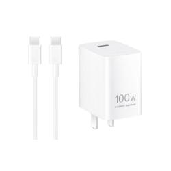 华为 超级快充 充电器 Type-C数据线  单Type-C口 线充套装 100W