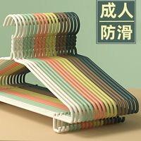 李军 加粗加厚成人衣架晒衣服防滑无痕衣架挂衣架宿舍衣撑衣挂晾衣架子