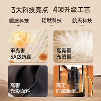 美力城长款羽绒服女装新款95%鹅绒外套时尚保暖轻盈户外过膝男士情侣装