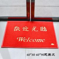 强迪 大门口地垫欢迎光临进门垫地毯入户饭店酒店防滑家用脚垫入口地垫80*120cm
