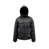 君羽羽绒服男【清仓】800蓬白鹅绒加厚短款保暖羽绒夹克F52129 黑色-女款 L 男135-150斤/女110-120斤