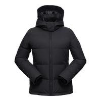 君羽羽绒服男【清仓】800蓬白鹅绒加厚短款保暖羽绒夹克F52129 黑色-女款 2XL 男170-185斤/女130-140斤