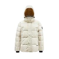 君羽羽绒服男【清仓】800蓬白鹅绒加厚短款保暖羽绒夹克F52129 晨白-男款 L 男135-150斤/女110-120斤