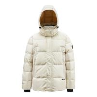 君羽羽绒服男【清仓】800蓬白鹅绒加厚短款保暖羽绒夹克F52129 晨白-男款 XL 男150-170斤/女110-120斤