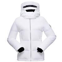 君羽羽绒服男【清仓】800蓬白鹅绒加厚短款保暖羽绒夹克F52129 瓷白-女款 M 男120-135斤/女95-100斤