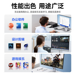 华硕 品牌机台式电脑主机商用办公独显家用游戏电脑整机