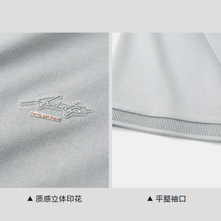 HLA海澜之家短袖Polo男25夏季轻商务时尚系列凉感短袖男 L 175/92A(L)137~150斤 绿灰（净色）(67)