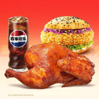 塔斯汀 香辣鸡腿堡+翅根+辣卤风味半鸡