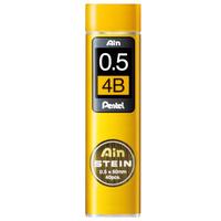Pentel 派通 日本派通（Pentel）自动铅笔芯0.5mm 4B活动铅芯替芯学生考试用 不易折断C275 单管/装