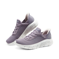 斯凯奇(Skechers)女鞋夏季slip ins闪穿鞋网面透气轻便休闲运动鞋117502 灰色/棕色/QUAL 40
